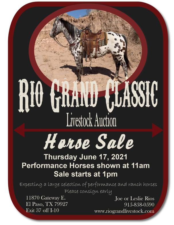 Rio Grand Classic Livestock Auction El Paso, TX 79927